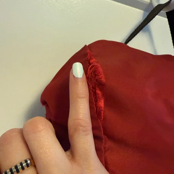 Prada Red Mini Backpack with belt - Picture 3 of 11